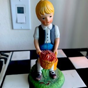 Vintage little boy figurine